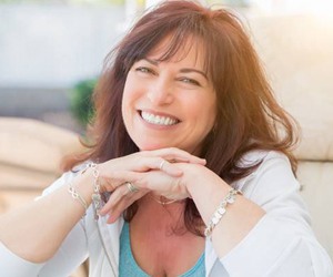 Woman with healthy smile