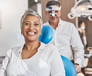 Dentist administering nitrous oxide sedation